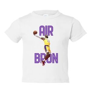 Air Lebron Toddler Shirt Los Angeles Laker Fan Basketball T-shirt Boys Girls